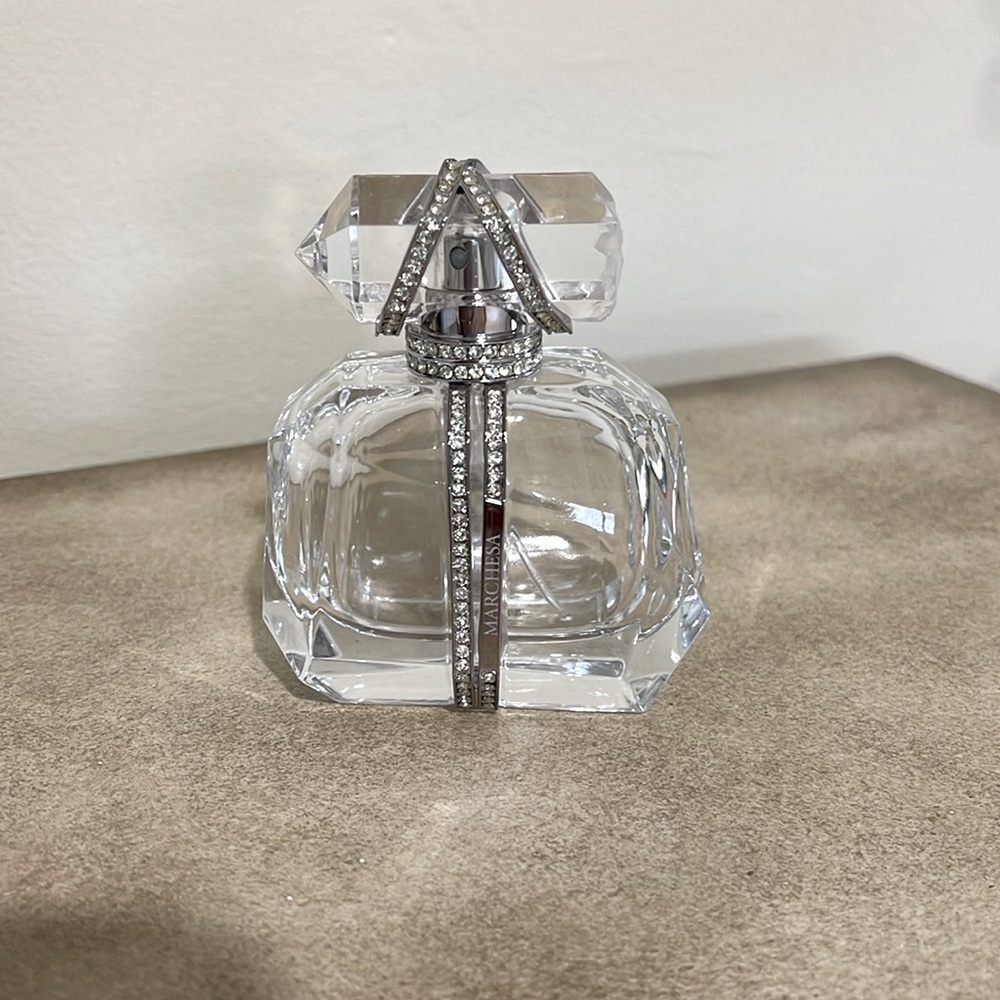 EMPTY GLASS CRYSTAL MARCHESE PERFUME BOTTOM FOR DECORATION AND DECOR